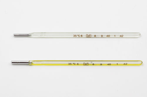診療所用体温計 - CR.W11 - Wuxi Medcare Instrument Co., Ltd. - 水銀 / 口腔用 / 先端が硬い