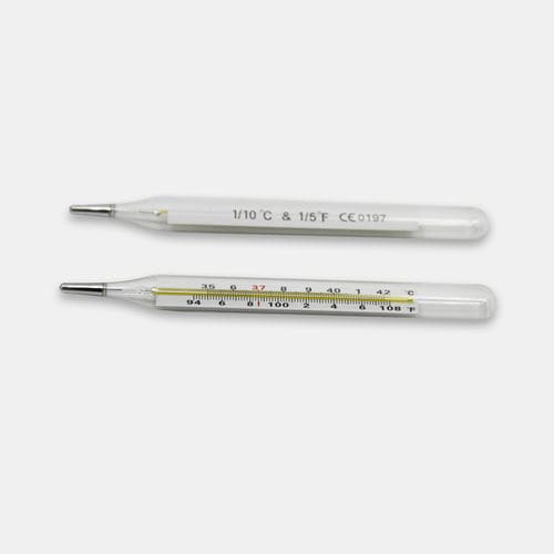 診療所用体温計 - CR.W23 - Wuxi Medcare Instrument Co., Ltd. - 水銀 / 脇下用 / 先端が硬い