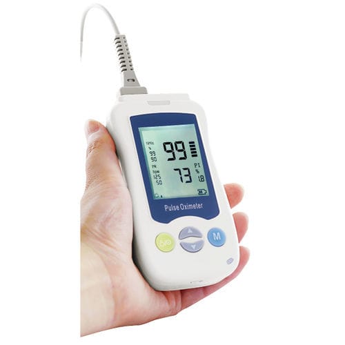 手持ち型パルスオキシメータ - YK-820MINI-LCD - Yonker - コンパクト / 病院用 / 自宅療養用