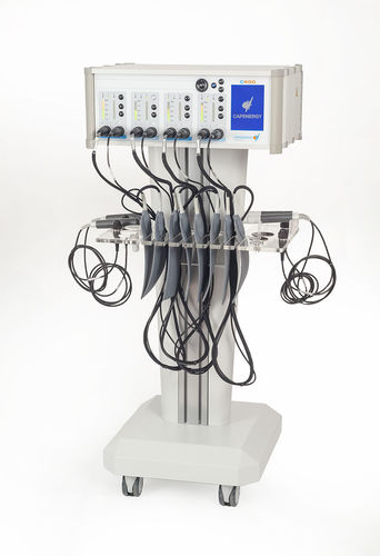 テカール療法器 - C400 - Capenergy Medical - 台車上 / 4チャンネル