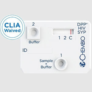 梅毒迅速検査キット - DPP® - Chembio Diagnostic Systems, Inc. - HIV / トレポネーマパリダム / 血漿用
