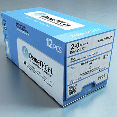 非吸収性縫合糸 - DemeSILK™ - Demetech - 一般手術用 / 眼科手術用