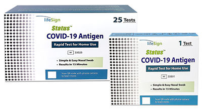 COVID-19用迅速検査キット - Status™ - LifeSign PBM - 家庭用 / 抗原 / SARS-CoV-2