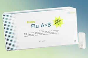 インフルエンザ用迅速検査キット - Status - LifeSign PBM - インフルエンザA型 / インフルエンザB型 / 鼻