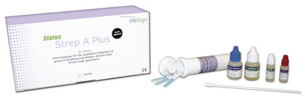 感染病用迅速検査キット - Status Strep A Plus - LifeSign PBM - 抗原 / 連鎖球菌A / 咽喉