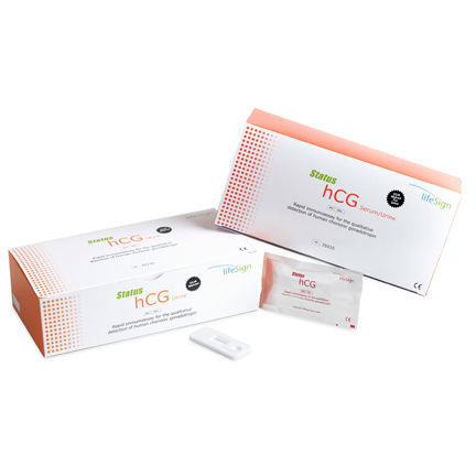 妊娠迅速検査キット - Status  - LifeSign PBM - hCG / 尿用 / 血清