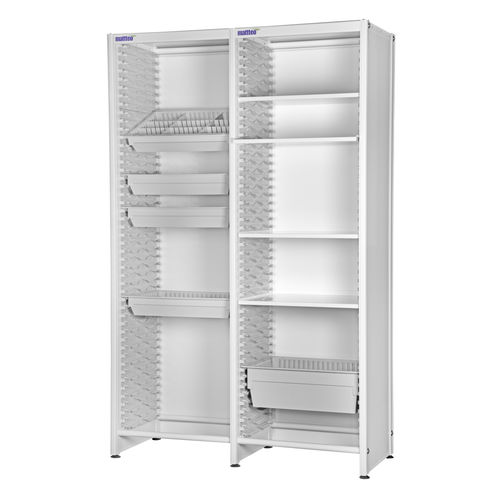 モジュール式シェルフユニット - 128060-000001 - MATTTEO - 容器収納用 / かご収納用用 / アルミニウム製