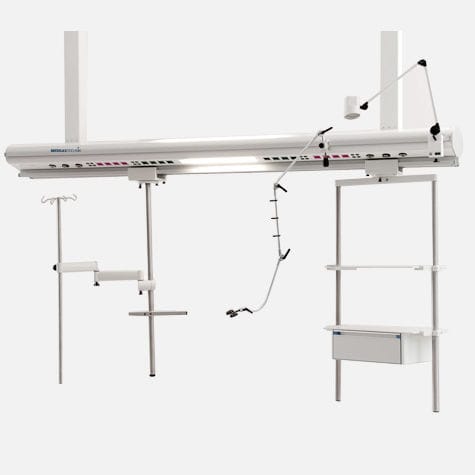 天井取付け供給ビーム装置 - MEDGAS-TECHNIK GmbH Medical-Technology - 集中治療用 / モジュール式