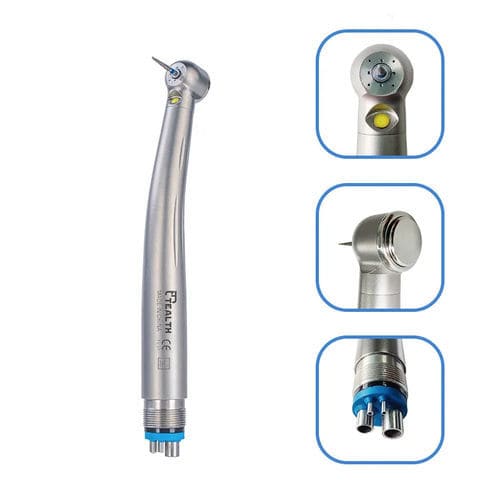 歯科用タービン - CK-18 Pro - Tealth Foshan Medical Equipment Co.,Ltd - エアー / LEDライト付き / 外部クアッド スプレー付