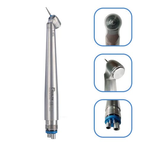 歯科用タービン - T-45L - Tealth Foshan Medical Equipment Co.,Ltd - エアー / 45° / 押しボタン