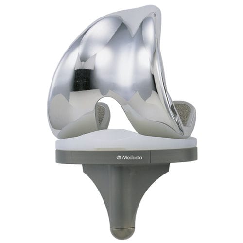 全人工膝関節置換術用人工膝関節 - EVOLIS - Medacta - 固定ベアリング / セメント固定/セメントレス固定 / 左側