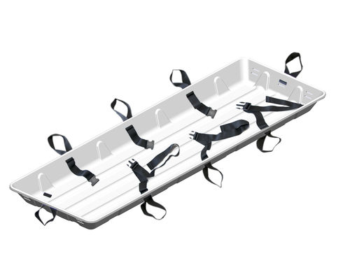 プラスチック製脊椎固定ボード - Bariatric Mortuary Body Tray - Nutwell Logistics Limited - 肥満患者の方用 / 非磁性