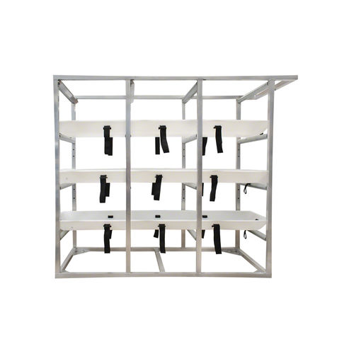 遺体担架用収納棚 - Aluminium Mortuary Body Storage Racking - Nutwell Logistics Limited - アルミニウム