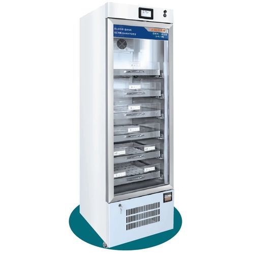 血液銀行医療用冷蔵庫 - EKN 200 - EMSAS - キャビネット型 / 扉1枚 / ガラスドア
