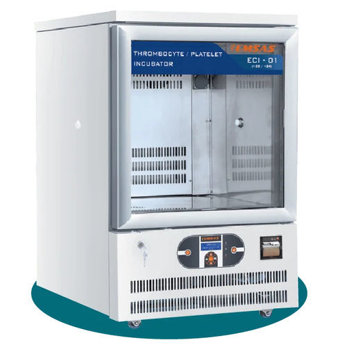 プレート用実験用培養器 - ECI 01 - EMSAS - キャスター付き / ステンレススチール製 / 扉1枚