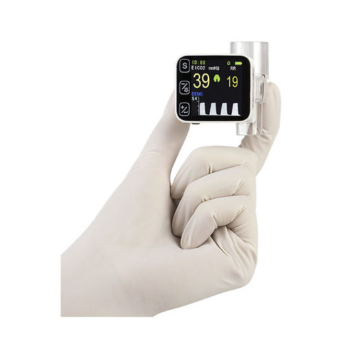 カプノグラフィー用患者モニター - Capno Cube - Lepu Medical - 手持ち型 / 呼吸回数 / 救急用