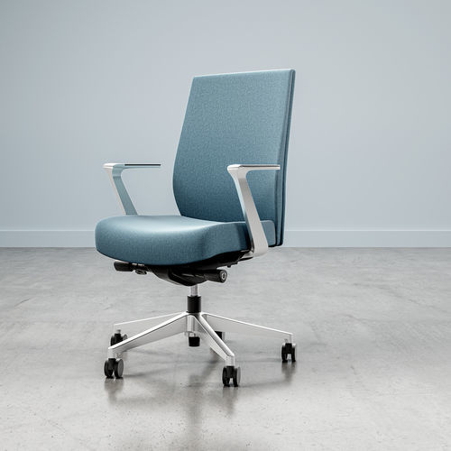 肘掛け付きオフィスチェア - Whirl - National Office Furniture - ローラー付き / 人間工学デザイン
