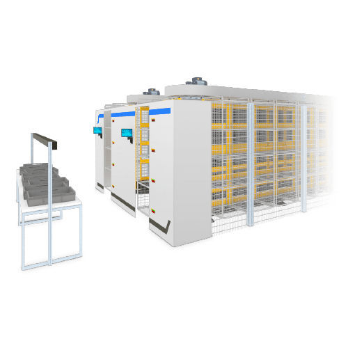 データ用管理・保管システム - MMSlog AUTOMATED - MEDICAL MODULAR SYSTEM S.A. (MMS) - ロジスティクス / 病院用
