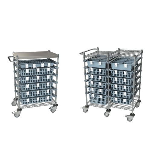 多目的台車 - MyModularStorage® - MEDICAL MODULAR SYSTEM S.A. (MMS) - 補助 / 輸送用 / ロジスティクス