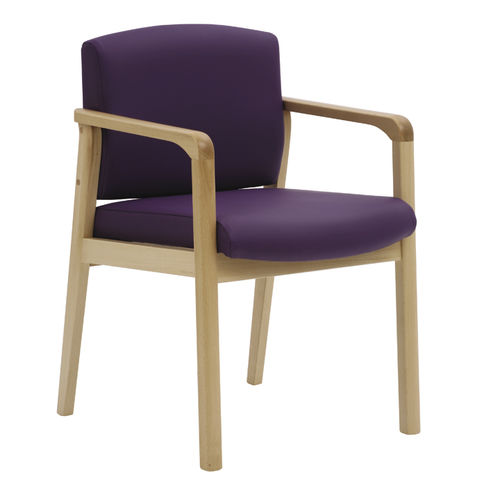 待合室用チェア - DALTON UPRIGHT - Knightsbridge Furniture - ダイニングルーム / 肥満患者用 / 肘掛け付き
