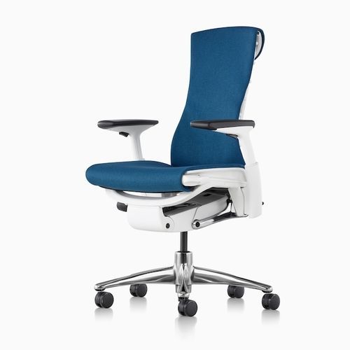肘掛け付きオフィスチェア - Embody - Herman Miller - ローラー付き / 背もたれ付き / 人間工学デザイン