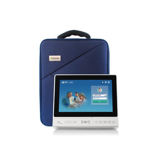 バイタルサインのモニタリングシステム付き遠隔モニターシステム - HES-7 - Jiangsu Konsung Medical Equipment - タッチパネル付き / パルスオキシメータ付き / バッテリー式