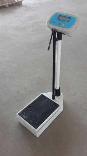 デジタル体重計 - SH-8106 - Jiangsu Suhong Medical Instruments - プラットフォーム型 / ポールタイプ / 液晶ディスプレイ