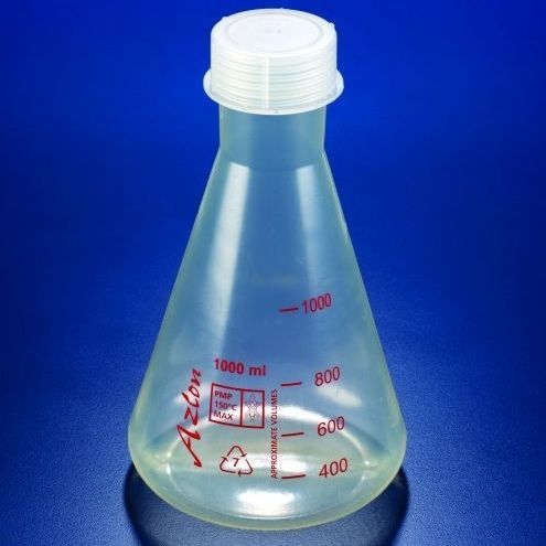 実験用フラスコ - Azlon®  - SciLabware Limited - ポリメチルペンテン / 目盛り付