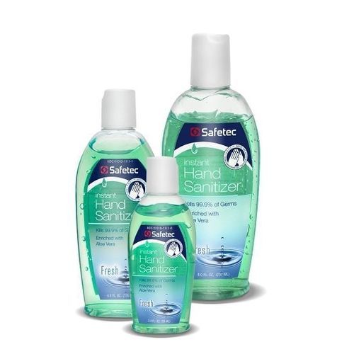 66%手指消毒剤 - 17355 - Safetec of America - 500mL / 250mL