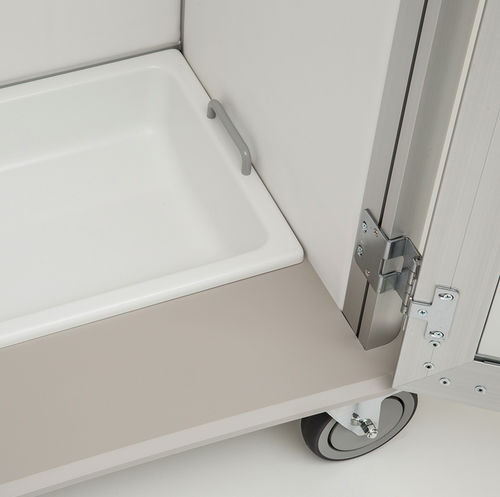 内視鏡用カート - S3210G1SA - Solaire Medical - 貯蔵 / ドア付き / トレー付き