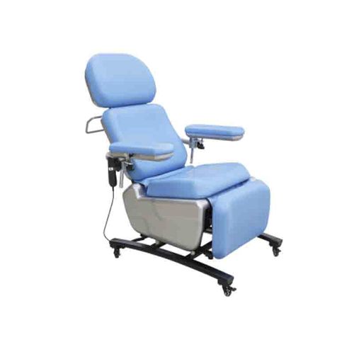 手動式採血用アームチェア - DH-XD104-1 - KANGHUI MEDICAL TECHNOLOGY - 3セクション / レッグレスト付き