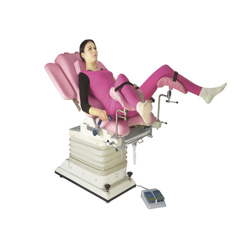 一般医用検査用アームチェア - DH-S104B 01 - KANGHUI MEDICAL TECHNOLOGY - 電動式 / 高さ調節可能な / 傾斜