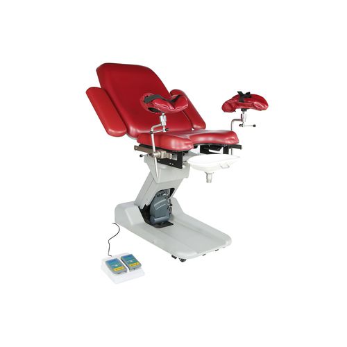 婦人科用検査用アームチェア - DH-S102C - KANGHUI MEDICAL TECHNOLOGY - 電動・油圧 / 高さ調節可能な / 3セクション
