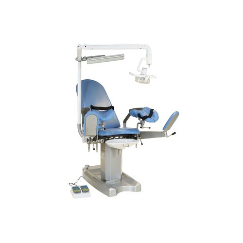 婦人科用検査用アームチェア - DH-S101 04 - KANGHUI MEDICAL TECHNOLOGY - 電動式 / 高さ調節可能な / レッグレスト付き