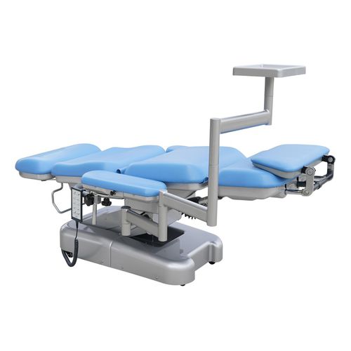 電動式採血用アームチェア - DH-XD107-3 - KANGHUI MEDICAL TECHNOLOGY - 4セクション / フットレスト付
