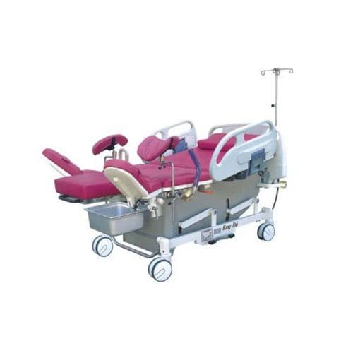 分娩用ベッド - Labor Economic - KANGHUI MEDICAL TECHNOLOGY - 電動式 / 高さ調節可能 / キャスター付き