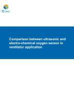 Comparison between ultrasonic and electro-chemical oxygen sensor in ventilator application - 1