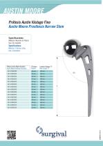 AUSTIN MOORE PROSTHESIS NARROW STEM