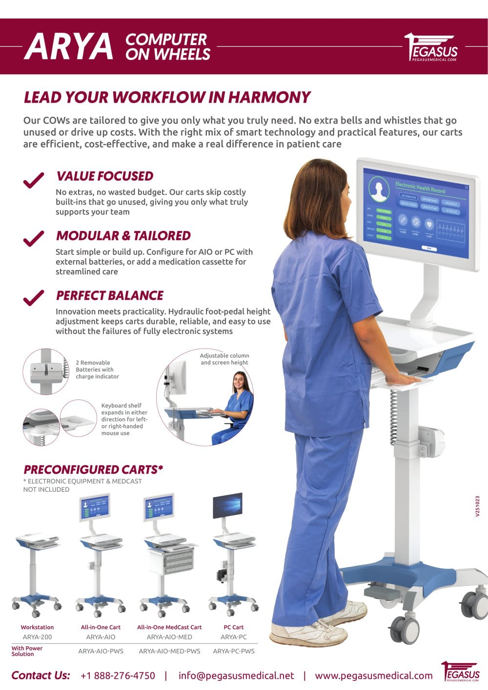 Arya cart - Pegasus Medical Concepts
