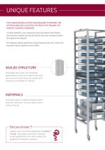 HYGIEIA A COMPLETELY SEALED AND CLEANABLE ALUMINUM RACKING SYSTEM - 4