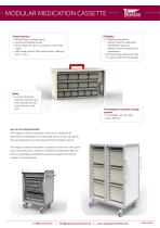 Modular medication cassette - Drug transfer storage system - 2