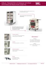 Modular medication cassette - Drug transfer storage system - 3