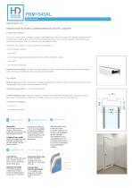 Service doors. PBM1S45AL – profile 45 mm-1