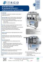 Glove Box SGS4030: for containment of the AT-211 radiopharmaceutical synthesis module-1