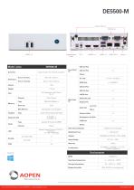 Specsheet Medical Box PC DE5500-M - 2