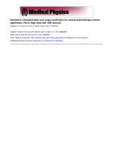Ii Dosimetric Characterization Output Verify-1