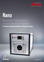 Nano - for plasma cleaning, activation, etching and coating