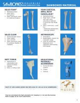 2016 A Division of Pacific Research Laboratories, Inc. WWW.SAWBONES.COM VETERINARY SURGICAL SKILLS MODELS-3