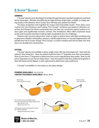 E-Scoop® Glasses