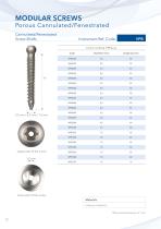 IMPLANTS CATALOGUE VENTOTENE SCREW & ROD SYSTEM-12